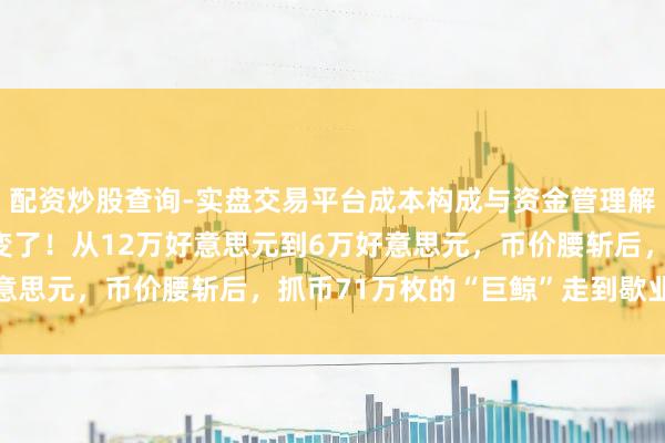 配资炒股查询-实盘交易平台成本构成与资金管理解析 比特币的属性如故变了！从12万好意思元到6万好意思元，币价腰斩后，抓币71万枚的“巨鲸”走到歇业边际