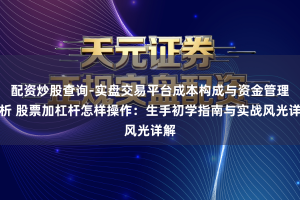 配资炒股查询-实盘交易平台成本构成与资金管理解析 股票加杠杆怎样操作：生手初学指南与实战风光详解
