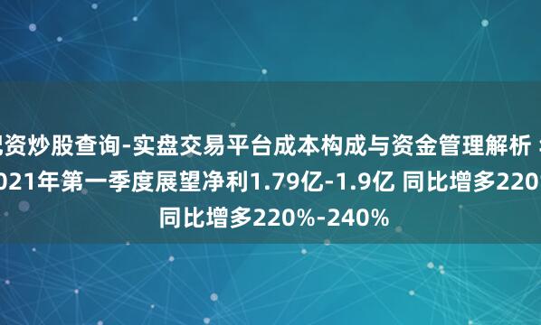 配资炒股查询-实盘交易平台成本构成与资金管理解析 华贸物流2021年第一季度展望净利1.79亿-1.9亿 同比增多220%-240%