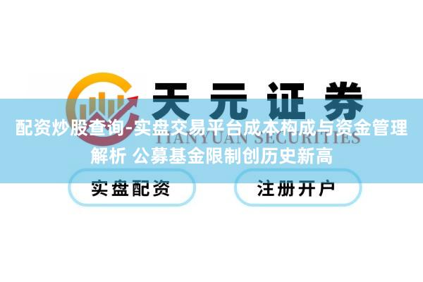 配资炒股查询-实盘交易平台成本构成与资金管理解析 公募基金限制创历史新高