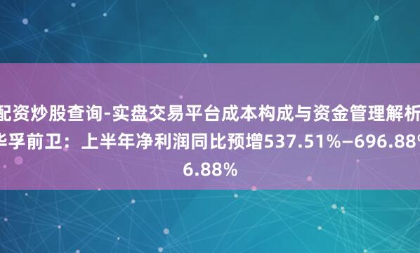 配资炒股查询-实盘交易平台成本构成与资金管理解析 华孚前卫：上半年净利润同比预增537.51%—696.88%