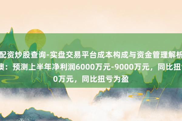配资炒股查询-实盘交易平台成本构成与资金管理解析 ST嘉澳：预测上半年净利润6000万元-9000万元，同比扭亏为盈
